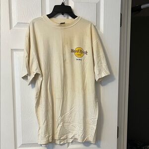 Hard Rock Cafe Cairo Cream Short Sleeve Tee